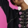 Women Summum Woman Blouse With Floral Embroidery