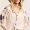 Women Summum Woman Bohemian Blouse With Embroidery