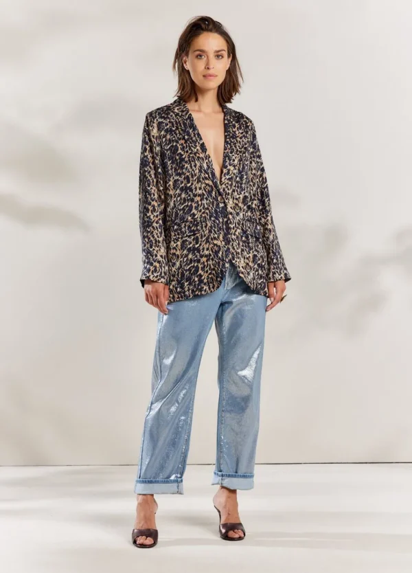 Women Summum Woman Boyfriend Blazer With Print