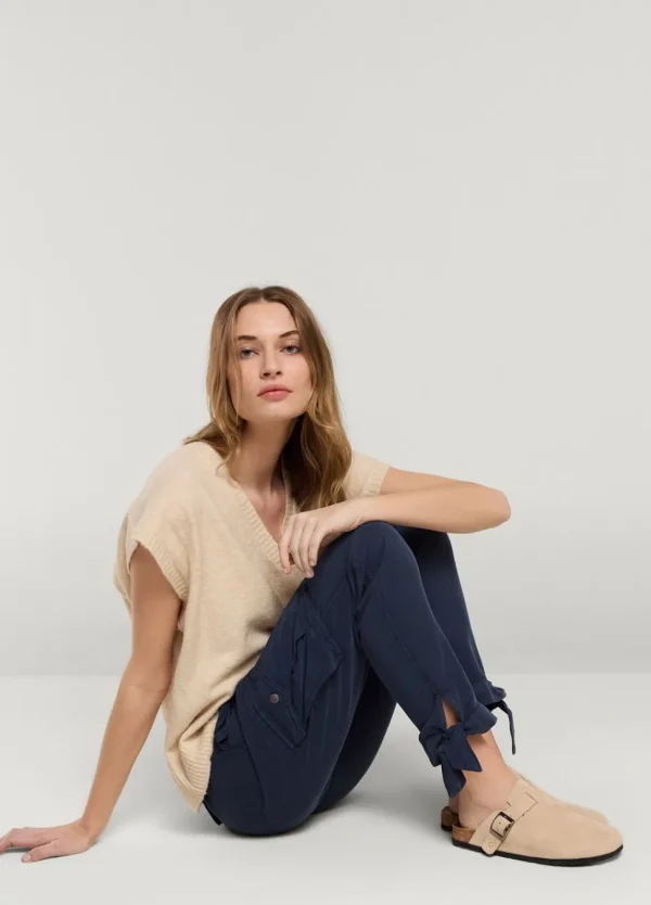 Women Summum Woman Cargo Trousers With Bow