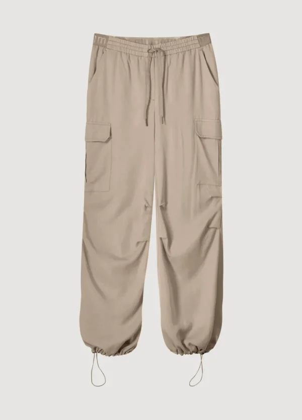 Women Summum Woman Cargo Trousers With Elasticated Waistband