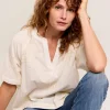 Women Summum Woman Cotton-Linen Blouse