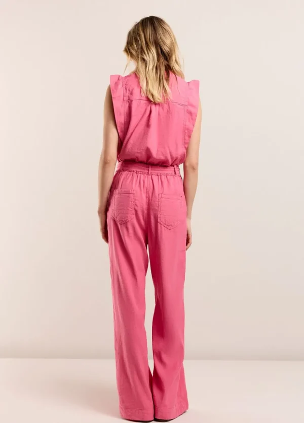 Women Summum Woman Cotton-Linen Jumpsuit