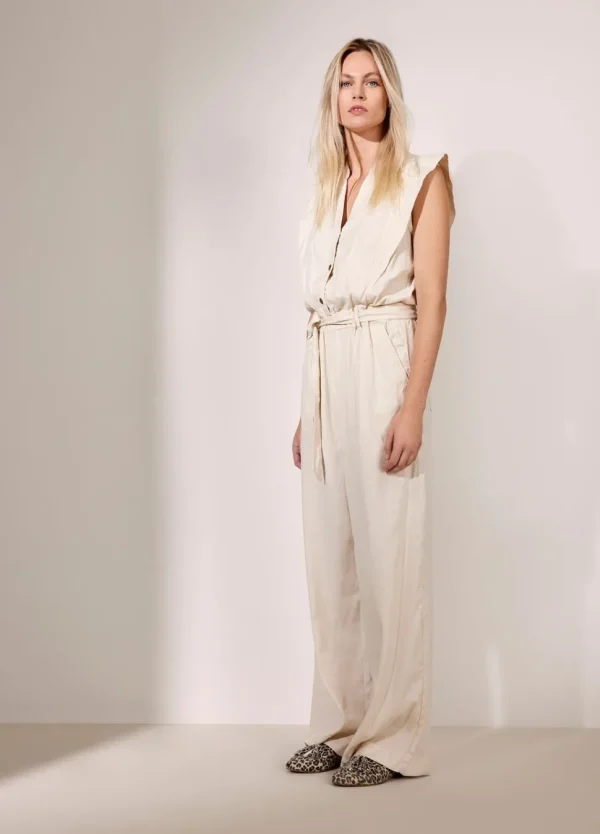 Women Summum Woman Cotton-Linen Jumpsuit