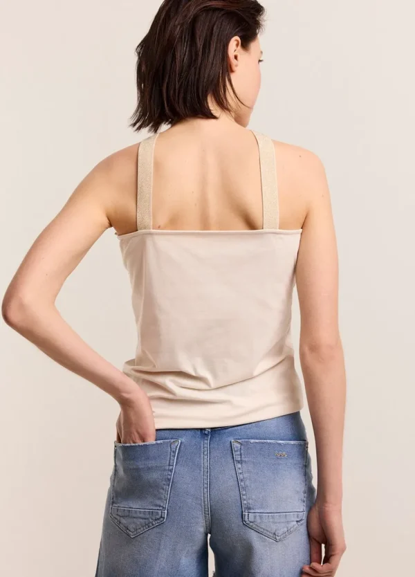 Women Summum Woman Crossed Neckline Singlet