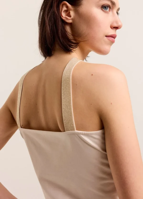 Women Summum Woman Crossed Neckline Singlet
