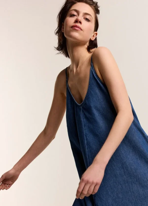Women Summum Woman Denim Slip Dress