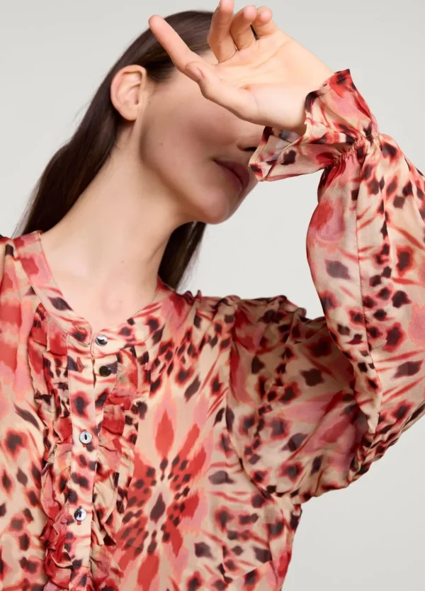 Women Summum Woman Double Ruffle Top