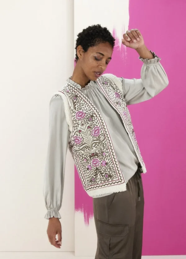 Women Summum Woman Embroidered Gilet