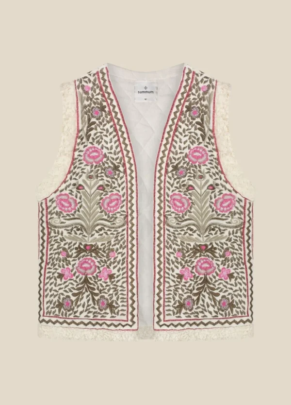 Women Summum Woman Embroidered Gilet