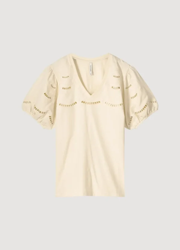 Women Summum Woman English Embroidery Jersey Top