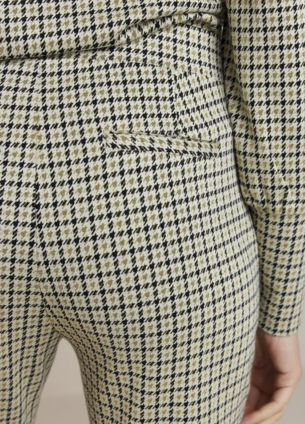 Women Summum Woman Flared Prince Of Wales Trousers