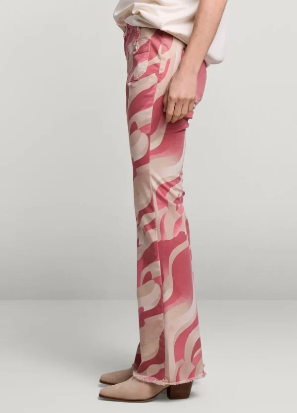 Women Summum Woman Flared Trousers With Print