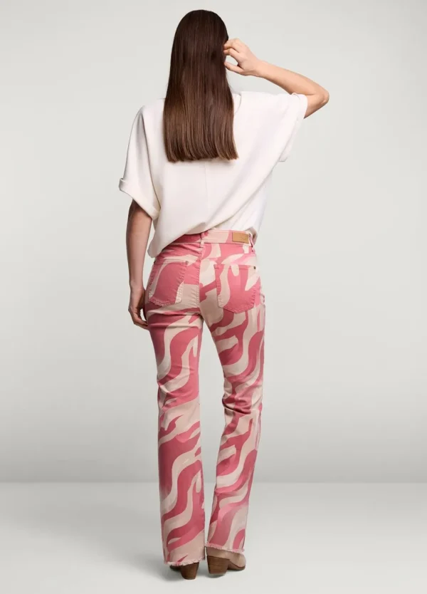 Women Summum Woman Flared Trousers With Print