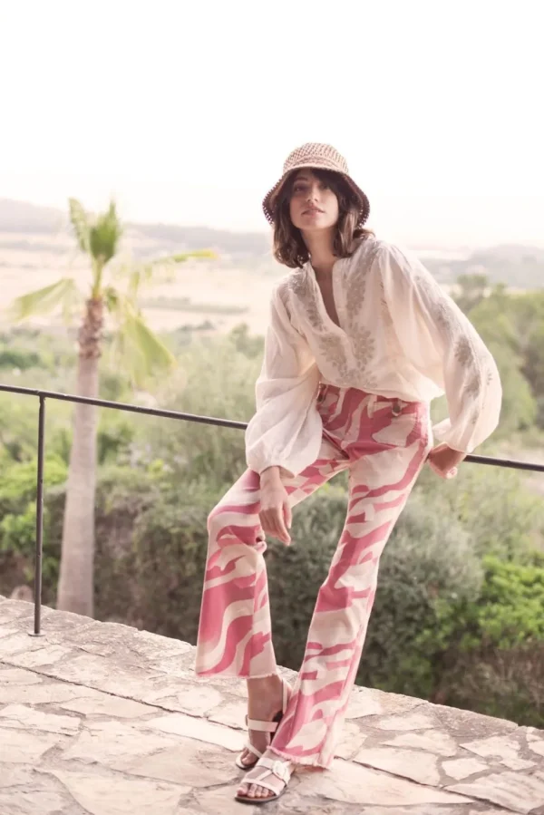 Women Summum Woman Flared Trousers With Print