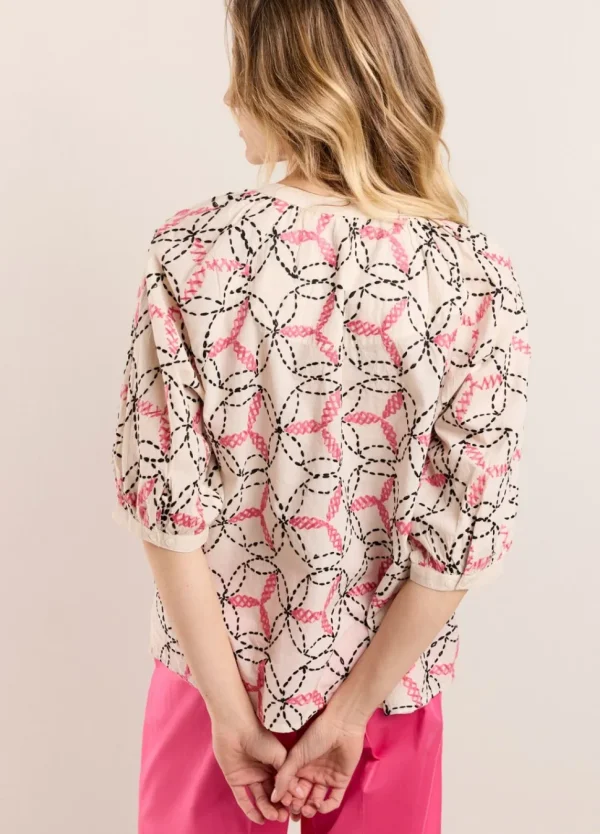 Women Summum Woman Hand-Embroidered Blouse