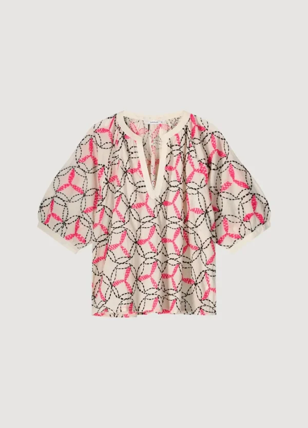 Women Summum Woman Hand-Embroidered Blouse