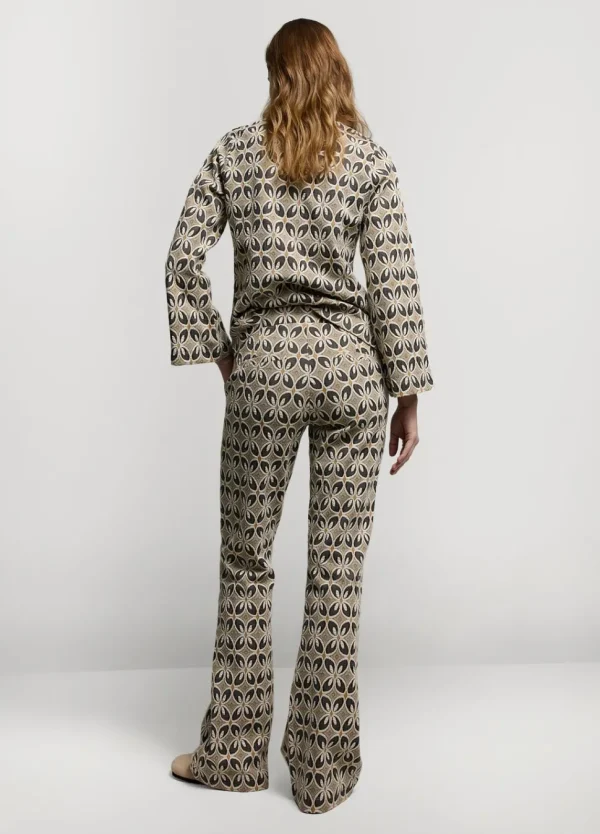 Women Summum Woman Jacquard Flared Pants