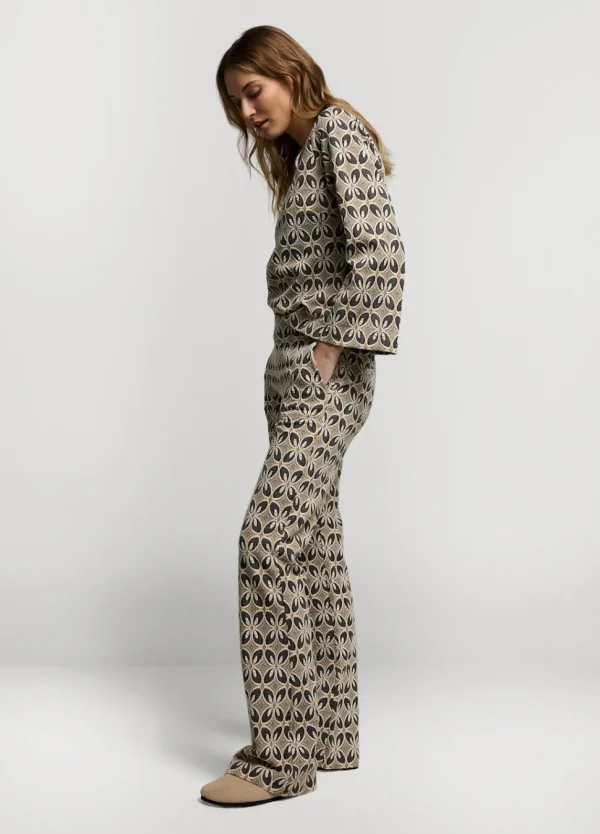 Women Summum Woman Jacquard Flared Pants