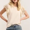 Women Summum Woman Jersey Top With Lace