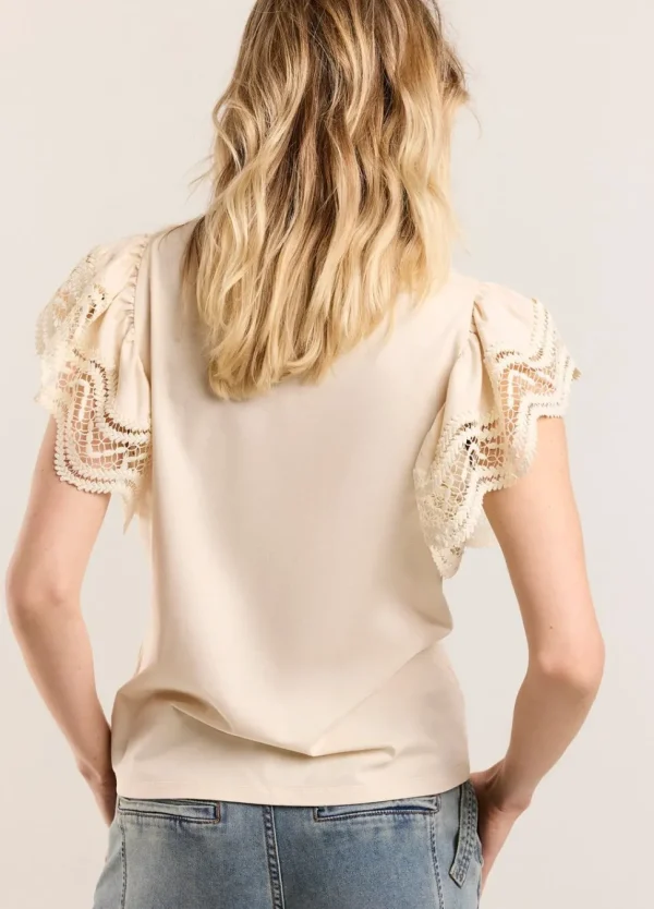 Women Summum Woman Jersey Top With Lace