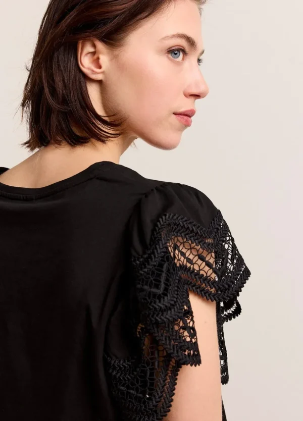 Women Summum Woman Jersey Top With Lace