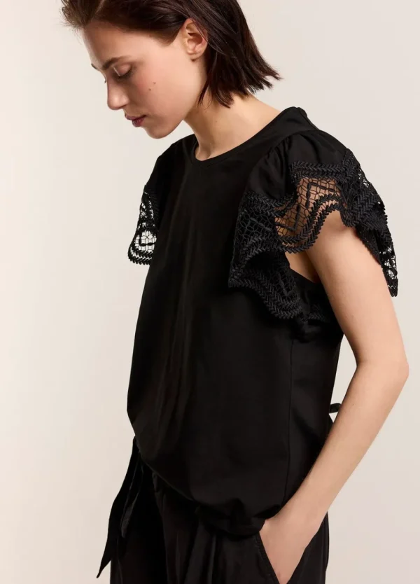 Women Summum Woman Jersey Top With Lace