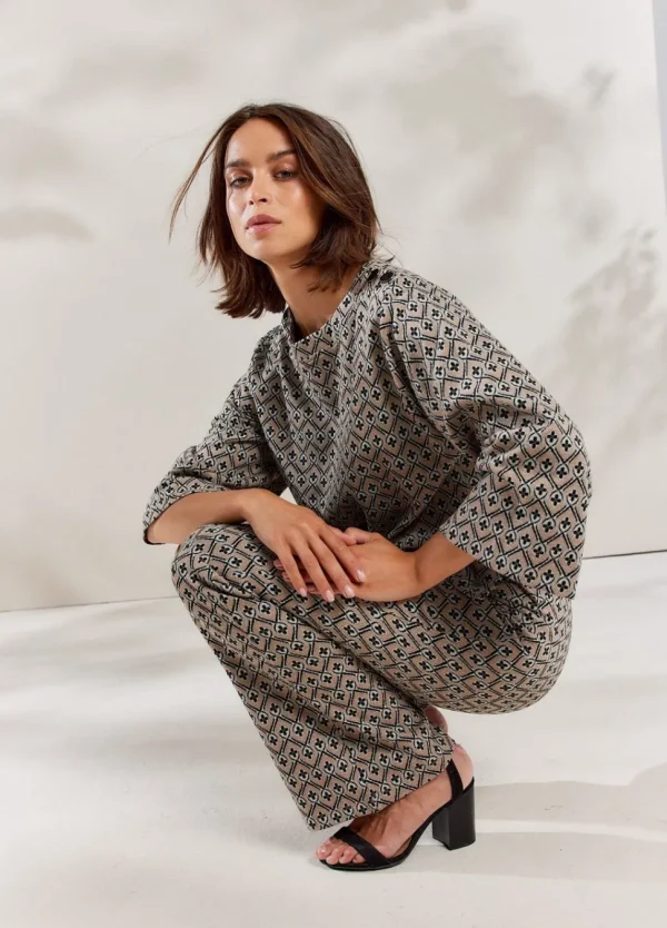Women Summum Woman Jersey Trousers With Print