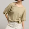 Women Summum Woman Jumper With Rolled-Up Sleeves