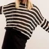 Women Summum Woman Knitted Striped Jumper