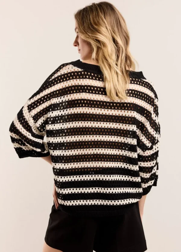 Women Summum Woman Knitted Striped Jumper