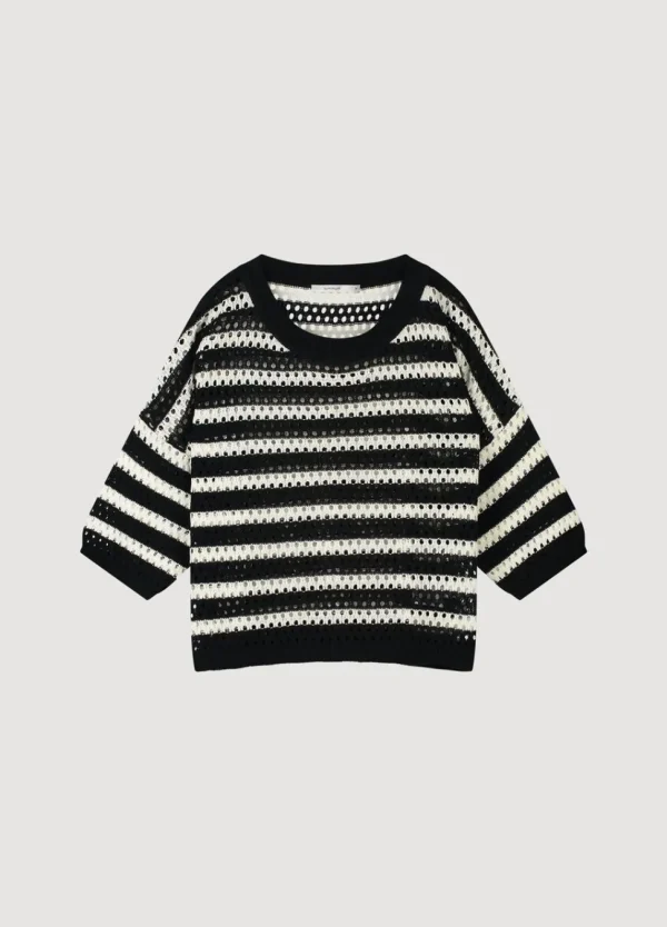 Women Summum Woman Knitted Striped Jumper