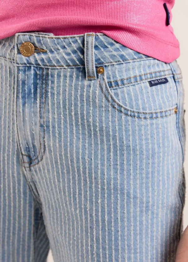 Women Summum Woman Laser-Cut Five-Pocket Jeans