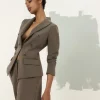 Women Summum Woman Long Fitted Blazer