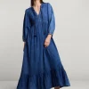 Women Summum Woman Long Indigo Dress