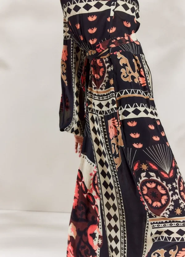 Women Summum Woman Long Wrap Dress