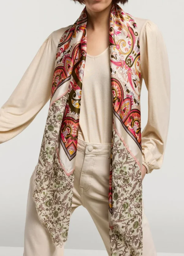 Women Summum Woman Narrow Scarf With Print