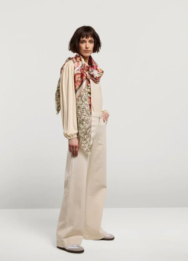 Women Summum Woman Narrow Scarf With Print
