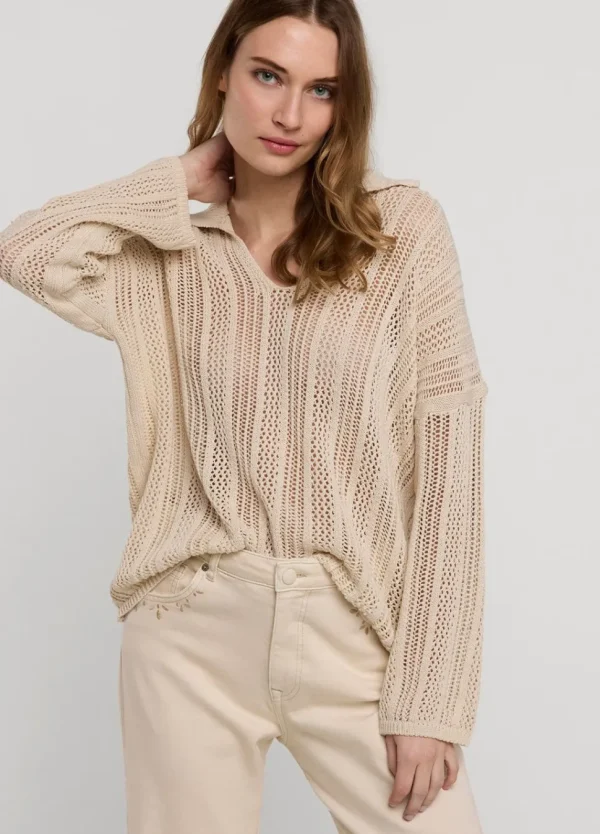 Women Summum Woman Open-Knit Jumper Oversized