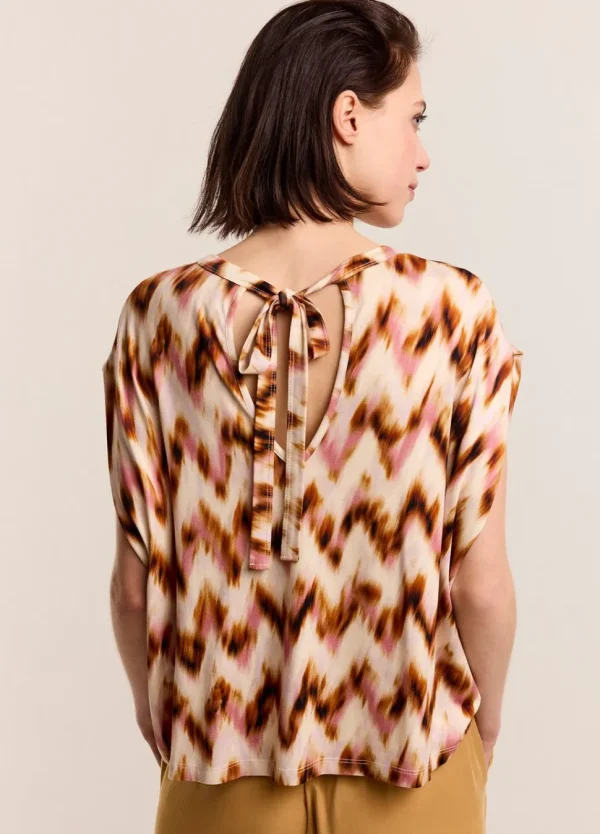 Women Summum Woman Oversized Zigzag Top