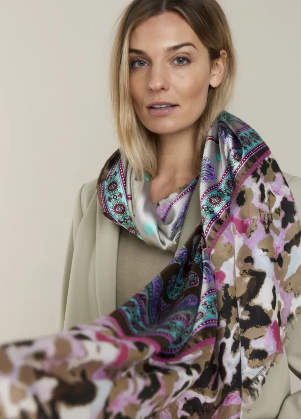 Women Summum Woman Paisley Print Scarf