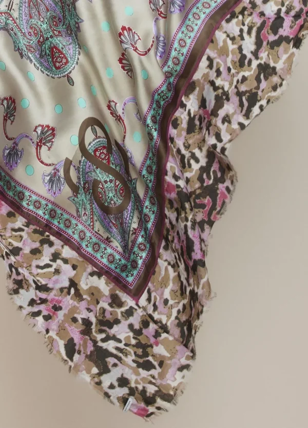 Women Summum Woman Paisley Print Scarf