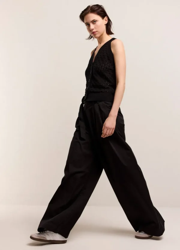 Women Summum Woman Palazzo Trousers With Belt