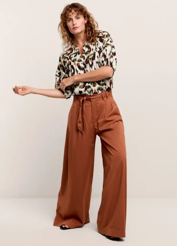 Women Summum Woman Palazzo Trousers With Belt