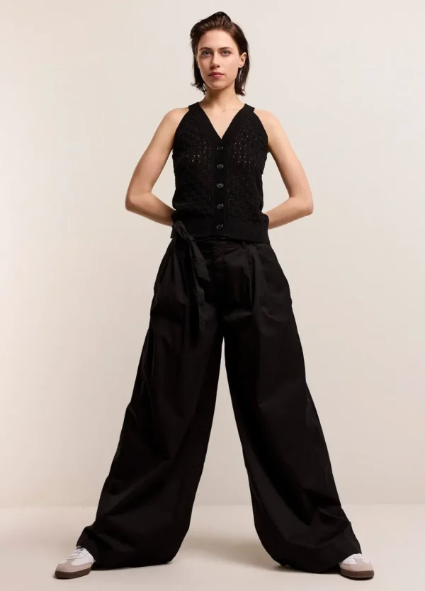Women Summum Woman Palazzo Trousers With Belt