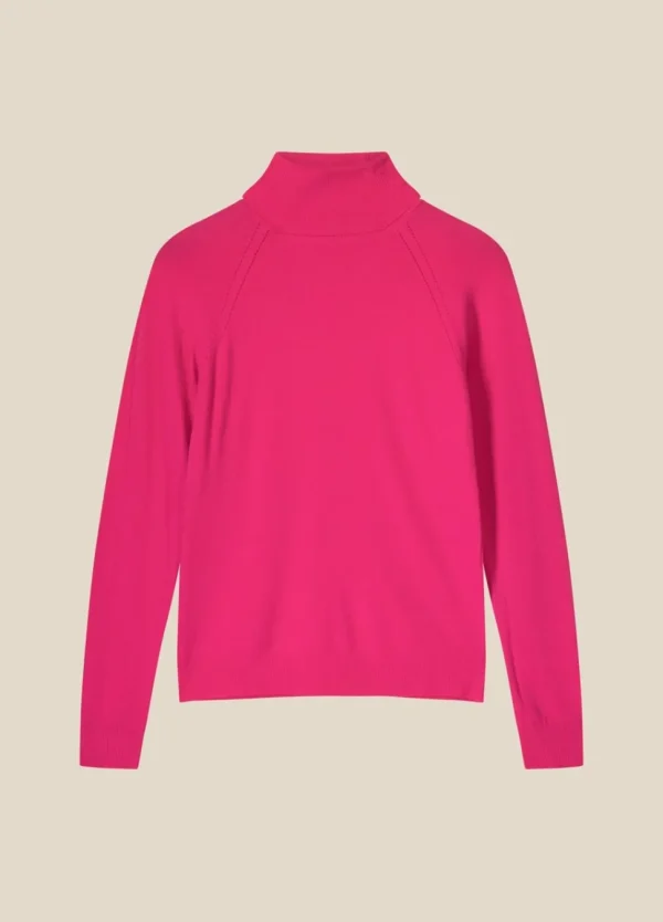 Women Summum Woman Relaxed Polo Neck Jumper