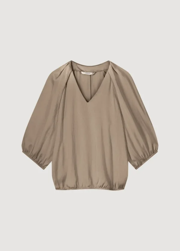 Women Summum Woman Satin V-Neck Top