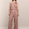 Women Summum Woman Sequin-Fabric Long Trousers