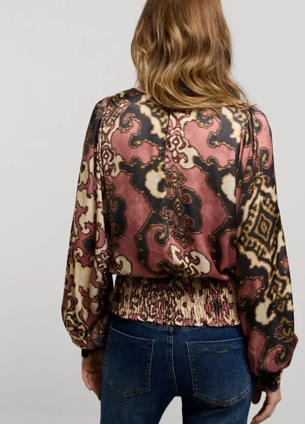 Women Summum Woman Shimmery, Smocked Top