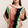 Women Summum Woman Shiny Cloudy Top
